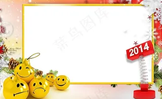 圣诞框架模板图片