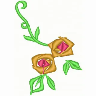 绣花 植物 花 嫩绿色 中黄色 免...