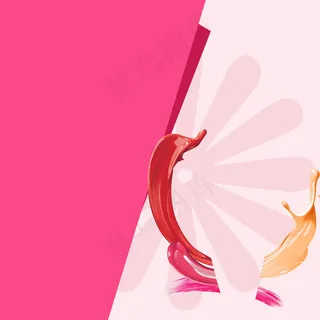 淘宝天猫口红唇膏化妆品主图背景