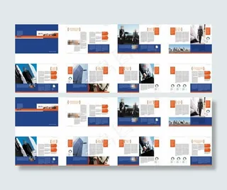 公司宣传册科技画册企业宣传册蓝色