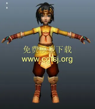 卡通系人物游戏模型