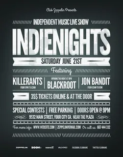 纯英文酷炫创意海报ＰＳＤ