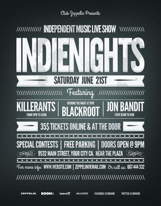 纯英文酷炫创意海报ＰＳＤ