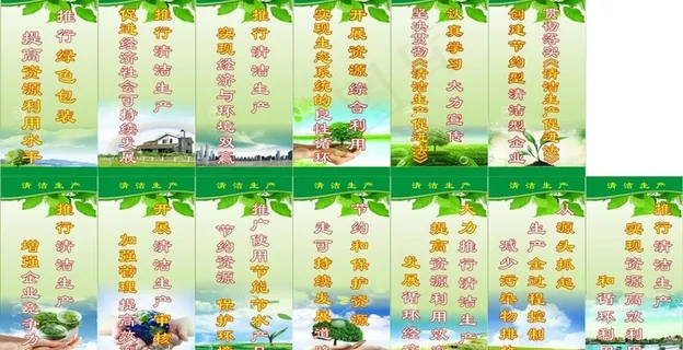 电池厂清洁生产标语图片