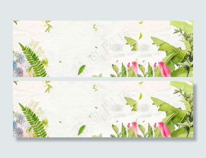 春天绿清爽背景