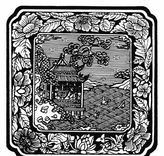 元明时代 矢量版画 古典图案 矢量中华五千年 AI源文件_0409ai矢量模版下载