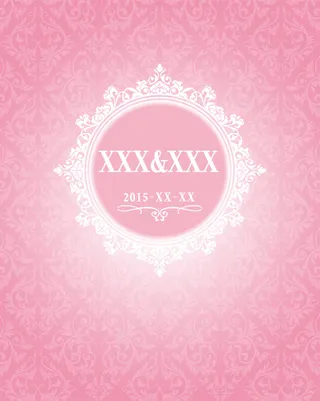 粉色清新浪漫舞台喷绘写真婚礼