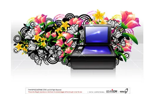 电子科技背景矢量图 AI