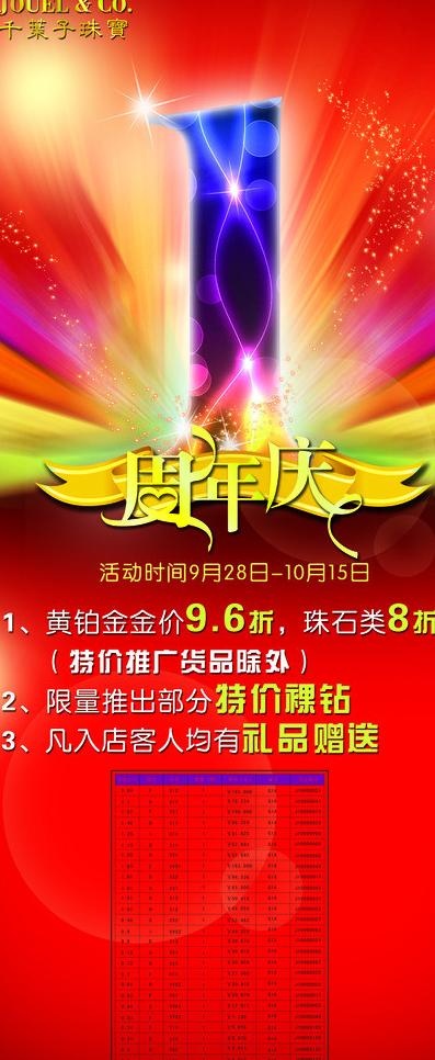 珠宝海报图片(2520X5669(DPI:80))psd模版下载