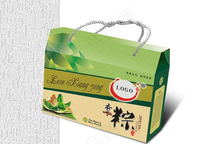 端午节粽子礼盒包装设计矢量素材cdr矢量模版下载