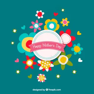 花母亲节卡片