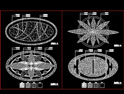 花街铺地、石材拼花、中式铺地-ca...