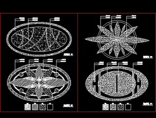 花街铺地、石材拼花、中式铺地-ca...