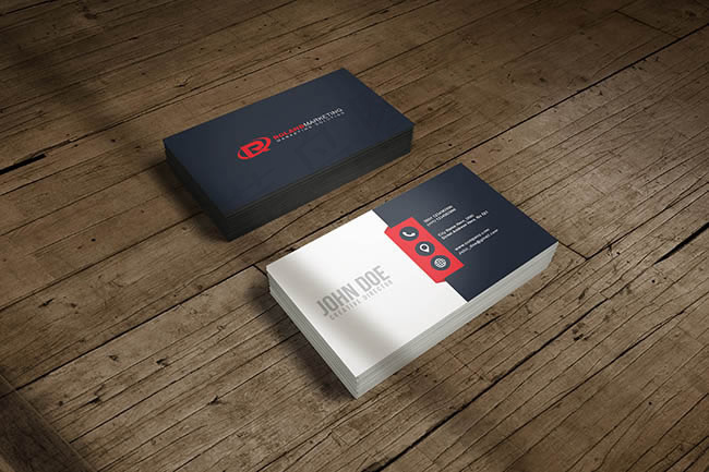 简洁大气企业名片