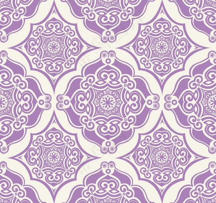欧式花纹背景图片