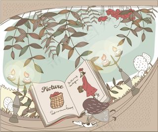 可爱线条插画矢量素材-34