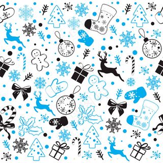 圣诞节饰品底纹图片