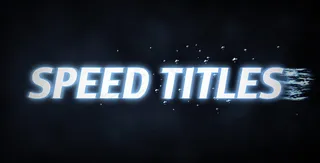 大气快速文字展示动感标题动画AE模...