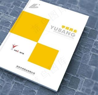 大气企业画册封面图片