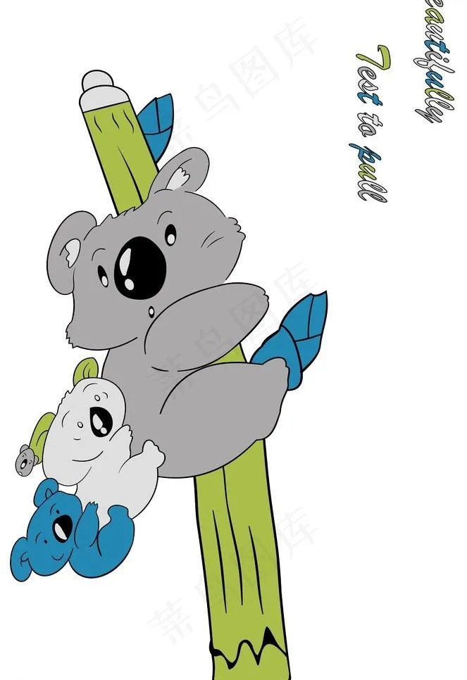 面料设计 卡通动物图片