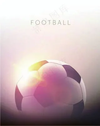 梦幻足球海报矢量图
