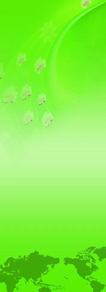 绿色背景易拉宝图片(3150X7874(DPI:100))psd模版下载