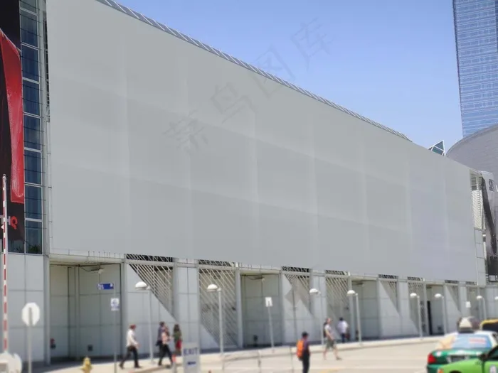 商场广告牌展示广告样机模版psd模版下载