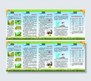 防灾减灾五折页