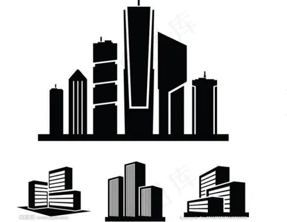 工厂剪影模板下载