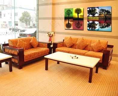 客厅风景大树装饰画