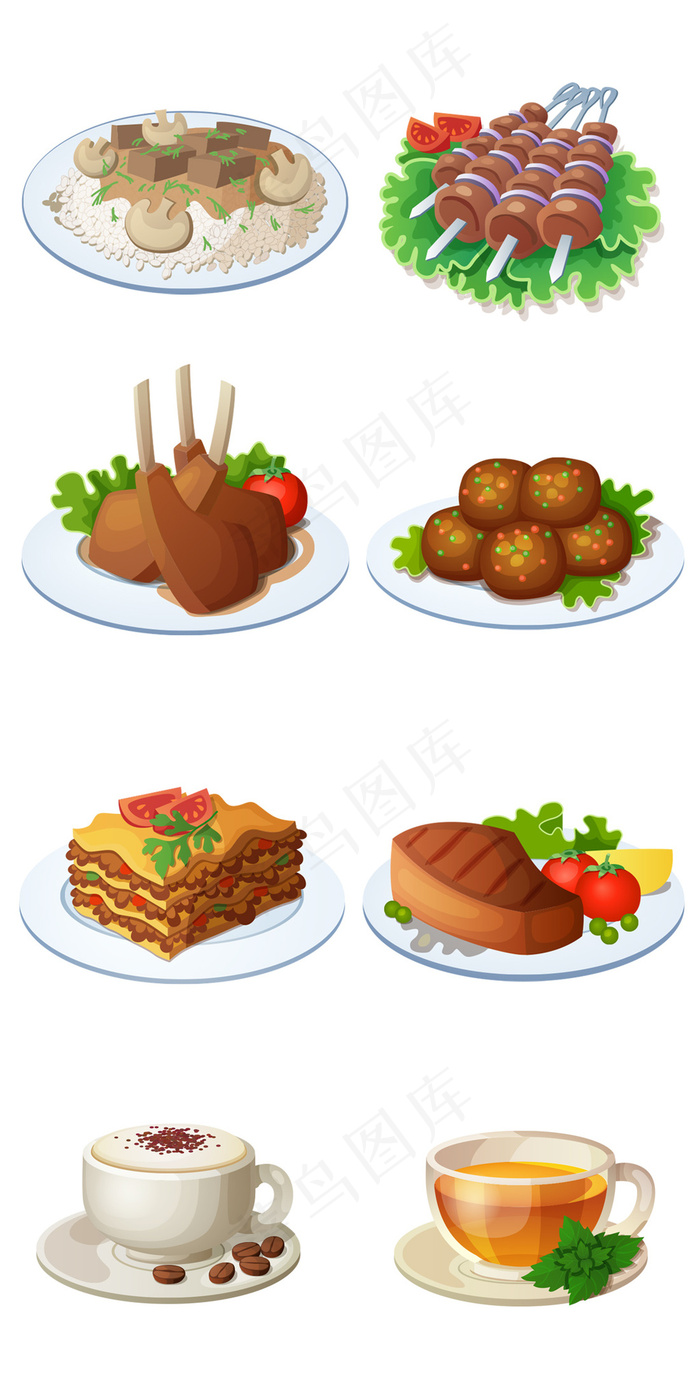 食品食物美食淘宝png透明素材