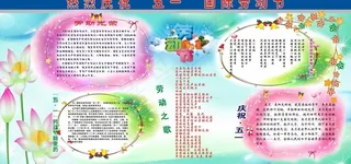2014年五一宣传栏图片