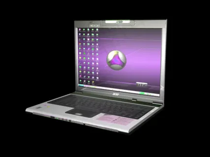 笔记本模型图 笔记本模型图