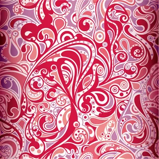 绚丽多彩抽象花纹矢量素材