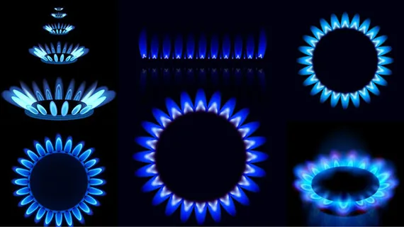 蓝色火焰矢量素材