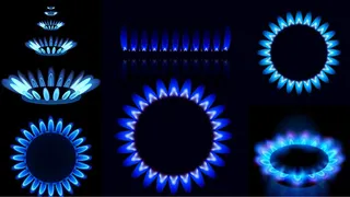 蓝色火焰矢量素材