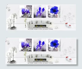 淘宝首页三联画全屏海报免费下载