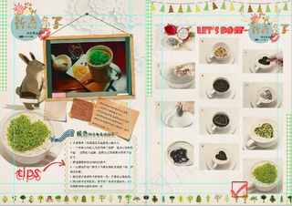 小清新画册彩页菜单咖啡教程
