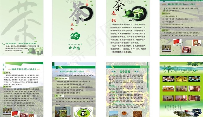 茶叶画册图片(210X297)cdr矢量模版下载