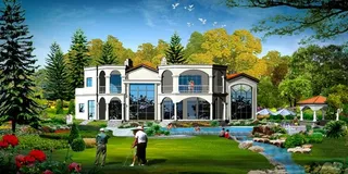 庭院效果图图片