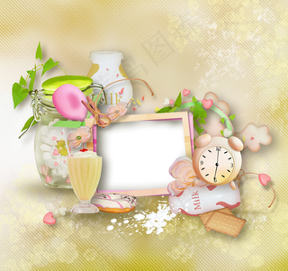 卡通相框模板图片