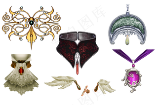 欧式装饰品素材分层免扣大图