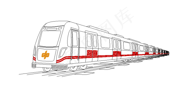 郑州地铁矢量图cdr矢量模版下载