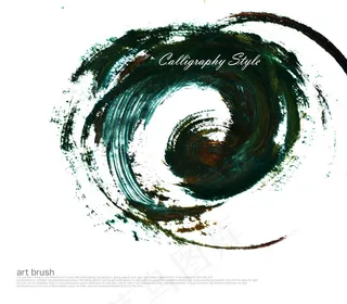 毛笔笔触psd