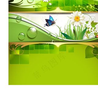 矢量春天美景图片