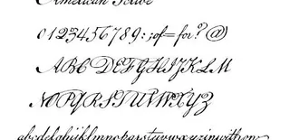 American 英文字体下载