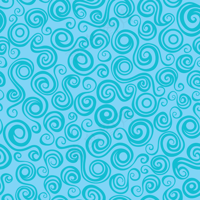 波模式（无缝拼接无缝纹理背景海洋波...