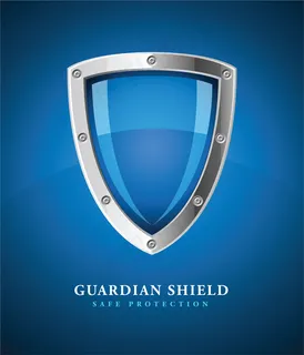 矢量网格安全宣传广告素材