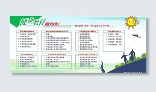 健康教育宣传栏图片