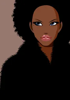 穿皮草的女人图片